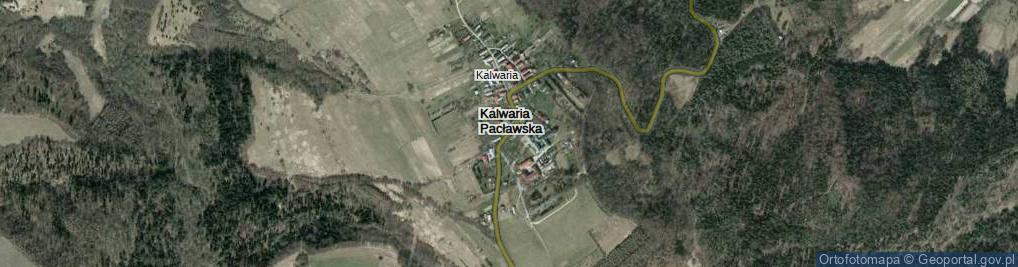 Zdjęcie satelitarne Kalwaria Pacławska ul.